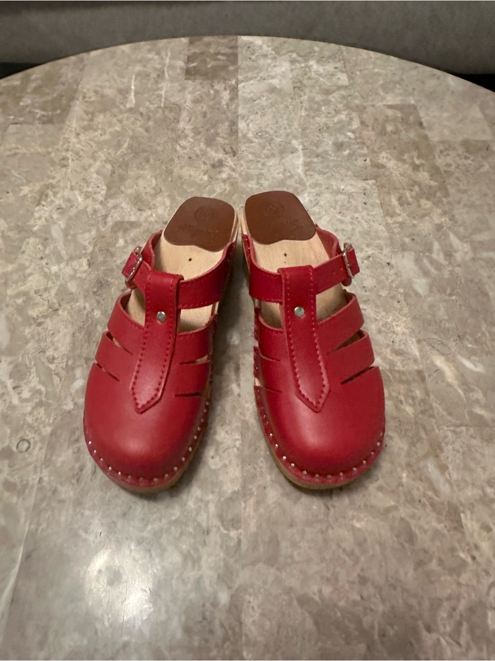 Troentorp Clogs Mary Jane Red size 36